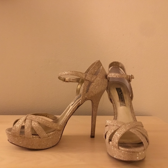 nina sparkly heels